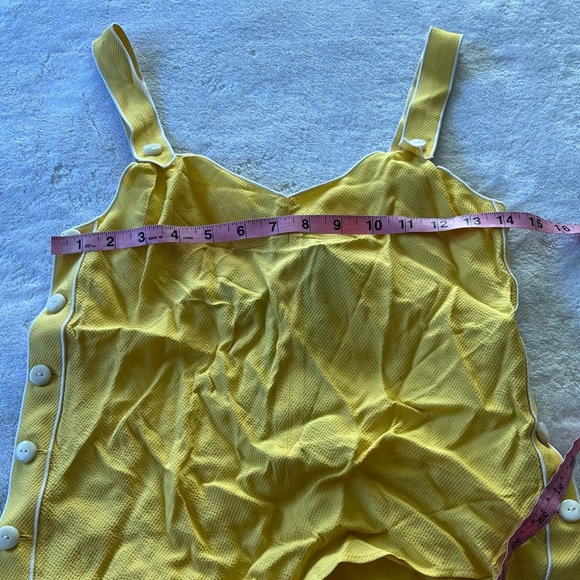NWT Rag & Bone Tia Tank in Yellow Size XS - Picture 9 of 10